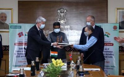 “Statement of Intent” signed between Indian Oil and Greenstat Hydrogen India Pvt. Ltd for setting up of Centre of Excellence for Hydrogen